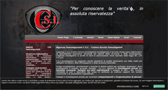 Desktop Screenshot of investigazionicsi.it